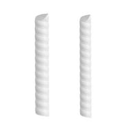 Rnj600 Protection d'arbre en spirale en plastique pour jeunes arbres contre les dommages causés par les cerfs, chats, lapins, tondeuses Rnj600 (taille unique)