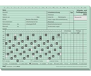 RNK 2900/22-10 Lot de 10 cartes de vacances et de jours fériés 2022 avec représentation graphique Format A5 paysage