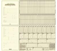RNK Verlag 2801 Tableau généalogique "Mes ancêtres" 7 générations DIN A4 120g/qm(S)