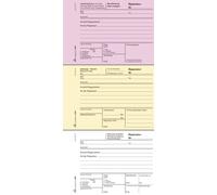 RNK Verlag 3048 Bulletin de réparation - Bloc - SD, 3 x 40 feuilles, DIN A6 horizontal