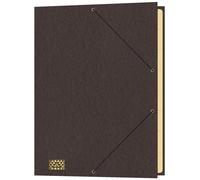 RNK Verlag 4616-8 Dossier de conférence et de classement - 9 compartiments, A4, carton, marron