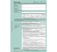 RNK Verlag 524 Contrat de location universel Appartements SD avec état des lieux d'entrée 4x2 feuilles DIN A4(S)