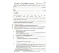 RNK Verlag 545 Contrat de location d'une maison, 4 pages, plié au format A4 + règlement intérieur