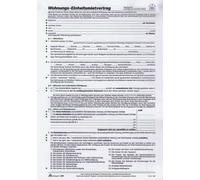 RNK Verlag 599 Contrat de location d'appartement 4 pages pliées au format A4 + attestation de logement