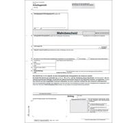 RNK Verlag 703 Demande d'injonction de payer et de titre exécutoire Tribunal du travail SD 1x5 feuilles DIN A4