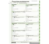 RNK Verlag 705 Demande d'injonction de payer SD tous les Länder 1 x 2 feuilles 210mm x 24"(S)