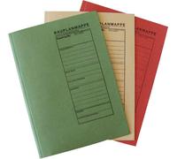 Rnk Verlag Bauplanmappe, (B)230 X (H)318 Mm, Farbig Sortiert