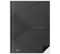 Rnk Verlag Cahier Notes Carbon Black A4 Quadrillé 192 Pages 70g Couv Rigide