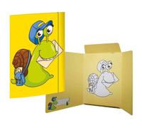 Rnk Verlag Chemise À Élastiques "Escargot", En Carton, Jaune