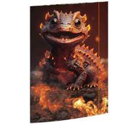 RNKVERLAG 45378 - Classeur à dessin Dragon - 310 x 440 mm - Pour format A3 - Fermeture élastique - 1 pièce