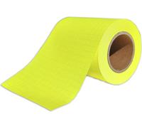 RNK Verlag Rouleau de recharge de notes adhésives quadrillées jaune brillant 60 mm x 10 m