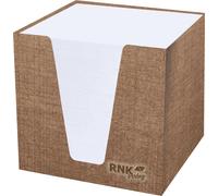 RNKVERLAG 46783 - Bloc-notes Eco avec 900 feuilles, 92 x 92 x 92 mm, 1 pièce