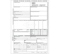 RNKVERLAG 2100L - Lettre de voiture internationale (CMR), 4 feuilles individuelles, DIN A4 en alternance, 50 pièces