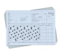 RNKVERLAG 2900/25-10 - Carte de vacances et jours d'absence 2025 avec représentation graphique, format A5, 10 calendriers horizontaux en carton