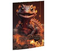 RNKVERLAG 45378 - Classeur à dessin Dragon - 310 x 440 mm - Pour format A3 - Fermeture élastique - 1 pièce