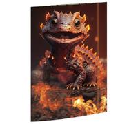 RNKVERLAG 45378 - Porte-documents Dragon 310 x 440 mm, Porte-documents pour DIN A3, avec fermeture élastique, 1 pièce