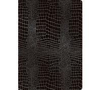 RNKVERLAG 46217 - Elégant porte-documents Grace Carbon Black, avec deux pochettes transparentes, dimensions (l x h) : 225 x 310 mm, pour DIN A4, 1 pièce