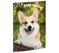 RNKVerlag Classeur à dessin « Corgi » 320 x 430 mm, pour formats jusqu'à DIN A3, avec fermeture élastique, 1 pièce