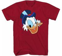 RNMSXAZNR DuckTales Uncle Scrooge McDuck Face Men's T-Shirt