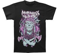 RNMSXAZNR Motionless in White Mens Indian T Shirt Black Black