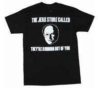 RNMSXAZNR Seinfeld Mens T-Shirt -The Jerk Store Called They're Running Out of You