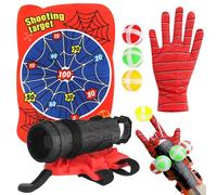 RNNHDYT Gant de Lanceur pour Gant de Cosplay en Plastique pour Enfants Jouets de Poignet Lanceur de héros Costume Cosplay Set Gift Party Accesstes for Kids Boys