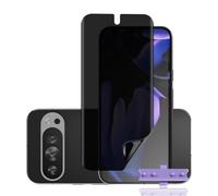 Rnnmeeko Protection D'écran Anti-Espion Compatible avec Google Pixel 9 Film TPU Flexible [Pas Verre Trempé],Anti-Rayures Anti-Spy Protège Écran Privacy pour Pixel 9