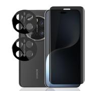 Rnnmeeko Verre Trempé Anti Espion pour Honor Magic 7 Pro, 1 Pièces Privacy Film et 2 Pièces Protecteur Caméra Arrière, Sans Bulles 9H Dureté Anti-Spy Protection écran pour Honor Magic 7 Pro
