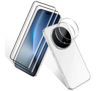 Rnnmeeko Verre trempé Compatible avec Honor Magic 8 Pro Protection écran 2 Pièces et 2 Pièces Caméra Arrière Protecteur, 9H Dureté Anti Rayures HD Protecteur D'écran pour Honor Magic 8 Pro