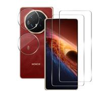 Rnnmeeko Verre trempé Compatible avec Honor Magic V6 Protection écran 2 Pièces et 2 Pièces Caméra Arrière Protecteur, 9H Dureté Anti Rayures HD Protecteur D'écran pour Honor Magic V6