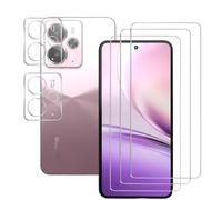 Rnnmeeko Verre trempé Compatible avec Realme 14 5G / Realme 14T Protection écran 3 Pièces et 2 Pièces Caméra Arrière Protecteur, 9H Dureté Anti Rayures HD Protecteur D'écran