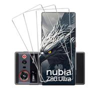 Rnnmeeko Verre trempé Compatible avec ZTE nubia Z80 Ultra Protection Ecran, 3 Pièces 9H Dureté Protege Ecran écran pour ZTE nubia Z80 Ultra, HD Vitre Protection Anti Rayures Sans Bulles