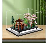 RNNTK Vitrine en acrylique transparent compatible Lego 10315 Modèle de blocs de construction de jardin, boîte de présentation anti-poussière Lego 10315-40 x 25 x 25 cm (uniquement vitrine, sans