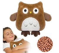 RNPKZ Coussin Chauffant Micro Onde, Bouillotte Micro-Onde, Coussin Chauffant Enfant, Bouillotte Regles Douloureuses pour Femme et les enfants, pour les Douleurs Abdominales et Menstruelles (Hibou)