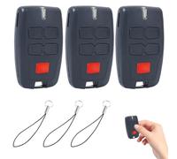 RNPKZ Lot de 3 télécommandes pour porte de garage BFT Mitto 2 B RCB, 433 MHz pour ouverture de portail BFT 2 canaux 4 boutons rolling code compatible avec Rolling BFT Mitto 2, Kleio, Ghibli, TRC 2