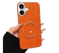 Rnrieyta Bling Coque pour iPhone 17,Brillant Paillette 360 Degré Supporter Bumper Translucide Housse Gradient Etui de Protection