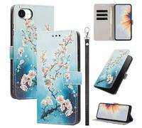 Rnrieyta Full Body Etui à Rabat en PU Cuir pour iPhone 6S Plus/6 Plus,Portefeuille Coque de Protection Pochette Cover avec Bracelet Carte Fentes Coloré Peinture Design