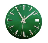 RNSZKIPJ Accessoires de montre 29 mm avec barre de cadran motif soleil, clou sans aiguille littérale lumineuse, convient pour machine NH35/8215/2836, Sunpatterngreensilvernails+nh35watchhands, taille