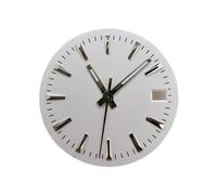 RNSZKIPJ Accessoires de montre 29 mm avec barre de cadran motif soleil, clou sans aiguille littérale lumineuse, convient pour machine NH35/8215/2836, Sandwhitesilvernails+nh35watchhands, taille unique