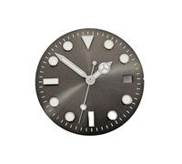 RNSZKIPJ Accessoires de montre noir vert littéral 29 mm bleu lumineux convient pour japonais 8215 pour mouvement Pearl 2813, Sunpatterndarkgray + aiguille, taille unique