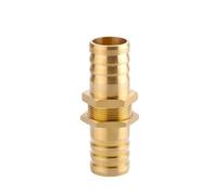 RNUMLIGH 10pcs Connector Copper Air Fuel Water Tube Brass Pipe Fitting Barbed Joint Coupler For 4mm 5 6 8 10 12(BT-PM,14mm (10pcs))