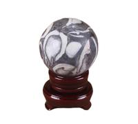 RNUMLIGH Beau cristal 1pc 65mm-80mm boules de Quartz naturel coquilles de tortue sphères de cristal de pierre for Fengshui cristaux et pierres (Style : 70MM)