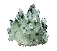 RNUMLIGH Cadeau cristal naturel vert pierre magique cristal cluster Quartz décor à la maison cristaux et pierres (Color : Green, Size : 550-6600g)