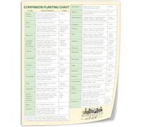 RNUMLIGH Companion Planting Chart Vegetable Garden Layout Guide Combinations Reference For Gardeners Gardening(Framed,08x12inch(20x30cm))