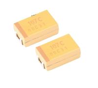 RNUMLIGH Condensateur tantale cms Type D 7343D 16 V 100 UF 107 C 10 pièces