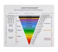 RNUMLIGH Consciousness Study Poster Educational Chart on Awareness Canvas Wall-Art for Thinking Room Home Office(Unframed,08x12inch(20x30cm))