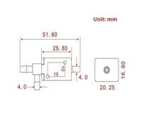 RNUMLIGH Électrovanne à air à 2 positions et 3 voies CC 24 V, vanne de décharge de gaz d'échappement à solénoïde, vanne de dissuasion à deux positions et trois voies