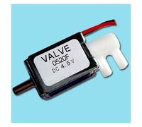 RNUMLIGH Électrovanne à trois voies à deux positions CC 4,5 V, décharge de gaz d'air, échappement déconseillé, port de commande de l'électrovanne