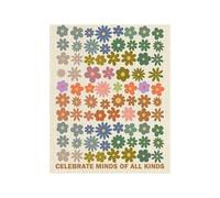 RNUMLIGH Inclusive Classroom Decor: Neurodiversity Poster Celebrating All Minds, Autism Awareness Mental Health Wall-Art for Schools & Offices(Unframed,08x12inch(20x30cm))