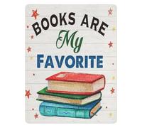 RNUMLIGH Just One More Chapter Metal Tin Sign 8 X 12 in Addictive Reader Wall Hanging for Garage Man Cave